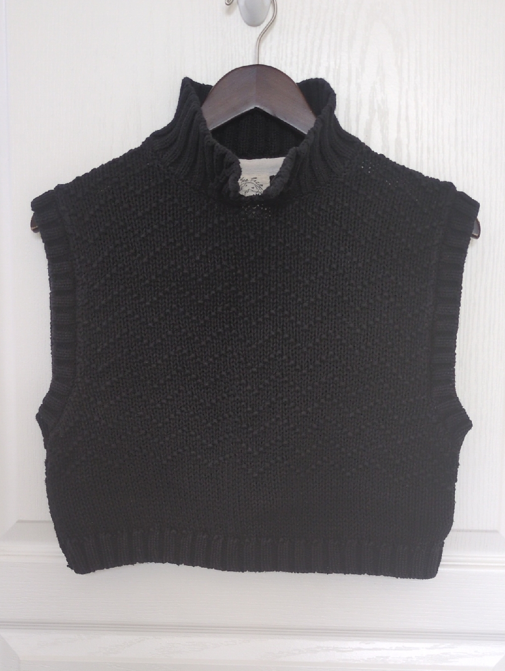 We The Free 100% Cotton Sleeveless Crop Sweater